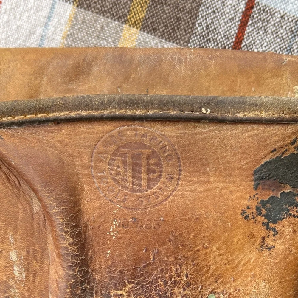 Ames Taping Tools Leather Men's Waist Belt Utility Bag